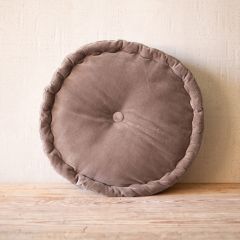 Round Velvet Pillow Floor Cushion