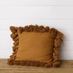 Rust Classic Tassel Pillow
