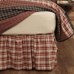 Rustic Cabin Plaid Bed Skirt