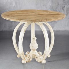 Rustic Chic Round Side Table