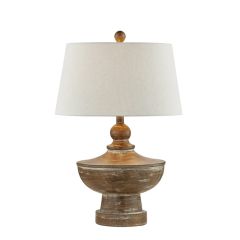Rustic Compote Base Table Lamp Set of 2