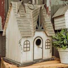 Rustic Cottage House Decorative Birdhouse