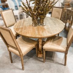 Rustic Cottage Round Dining Table