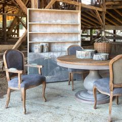 Rustic Elegance Capital Dining Chair