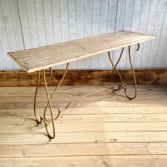 Rustic Elegance Farmhouse Console Table