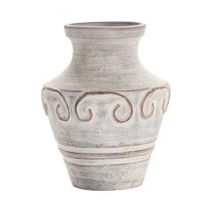 Rustic Elegance Terracotta Flower Vase