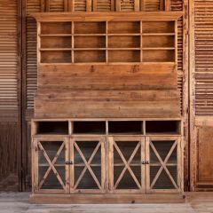 Rustic Farmhouse Display Cabinet