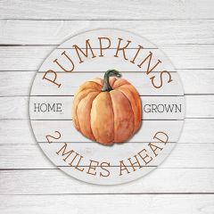 Rustic Farmhouse Home Grown Pumpkins Sign