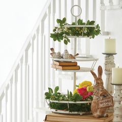 Rustic Farmhouse Tiered Display Stand