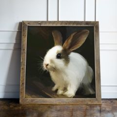 Rustic Framed Sweet Bunny Wall Art