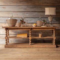 Rustic Grand Console Table | SHIPS FREE