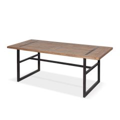 Rustic Industrial Reclaimed Oak Work Table