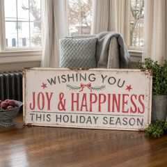 Rustic Joy And Happiness Wall Art