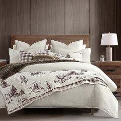 Rustic Lodge Reversible Quilt and Shams Set
