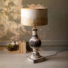 Rustic Metal Farmhouse Table Lamp