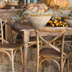 Rustic Old Pine Farm Table