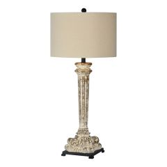 Rustic Ornate Elegance Accent Lamp Set of 2
