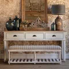 Rustic Reclaimed Wood Entryway Table