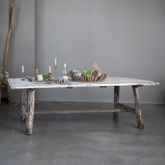 Rustic Reclaimed Wood Farmhouse Dining Table