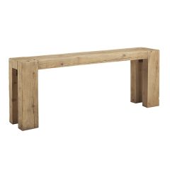 Rustic Timber Frame Console Table