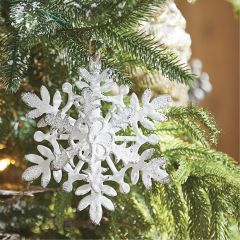 Rustic Tin Snowflake Ornament