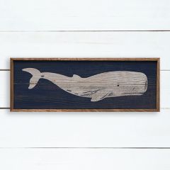 Rustic Whale Framed Wall Decor