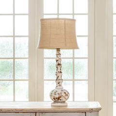 Rustic Wooden Bouteille Lamp