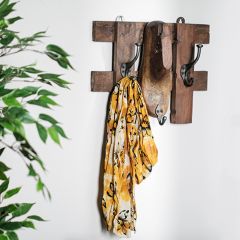 Rustic Wooden Shoe Hanger