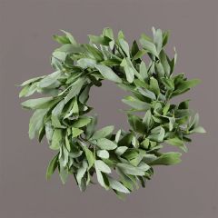 Sage Herb Candle Ring Wreath Set of 2