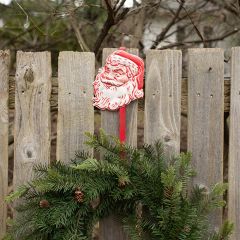 Santa Metal Wreath Hanger