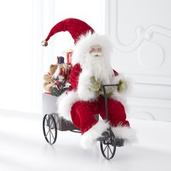 Santa On A Toy Filled Tricycle