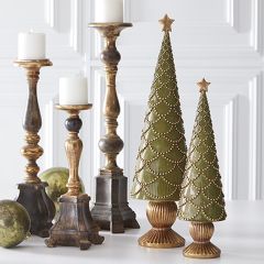 Scallop Detailed Tree Set of 2