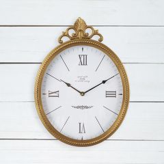 Scrolled Finial Wall Clock