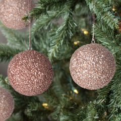 Sequin Glam Ball Ornament Set of 2