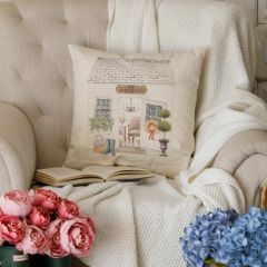 She Shed Square Cotton Throw Pillow