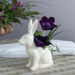 Simple Ceramic Bunny Garden Planter
