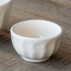 Simple Creamware Finger Bowl