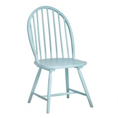 Simple Farmhouse Light Blue Dining Chair Set of 2