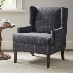 Simple Pattern Accent Armchair