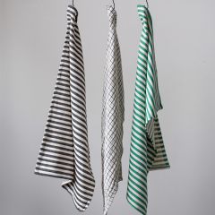 Simple Pattern Cotton Tea Towels Set of 3
