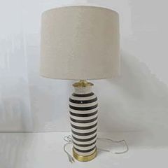Simple Stripes Farmhouse Accent Lamp