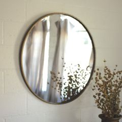Simple Stylings Antiqued Bronze Frame Mirror