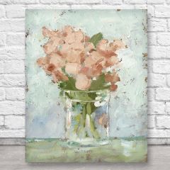 Simple Vase And Flowers Wall Art