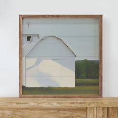 Simple White Barn Wall Art