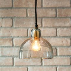 Simply Chic Glass Dome Pendant Light