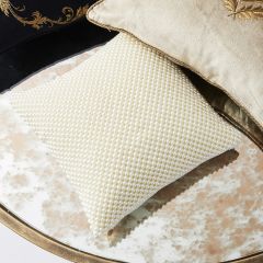 Simply Chic Pearl Beaded Accent Pillow