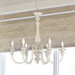 Simply Neutral 6 Light Chandelier