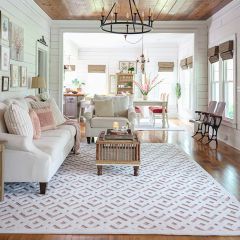 Simply Southern Cottage Covington Pink Area Rug