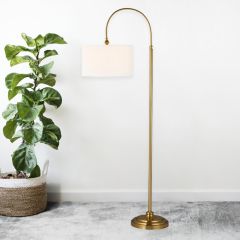 Sleek Hook Shape Floor Lamp