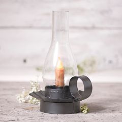 Smokey Metal Lantern Candleholder